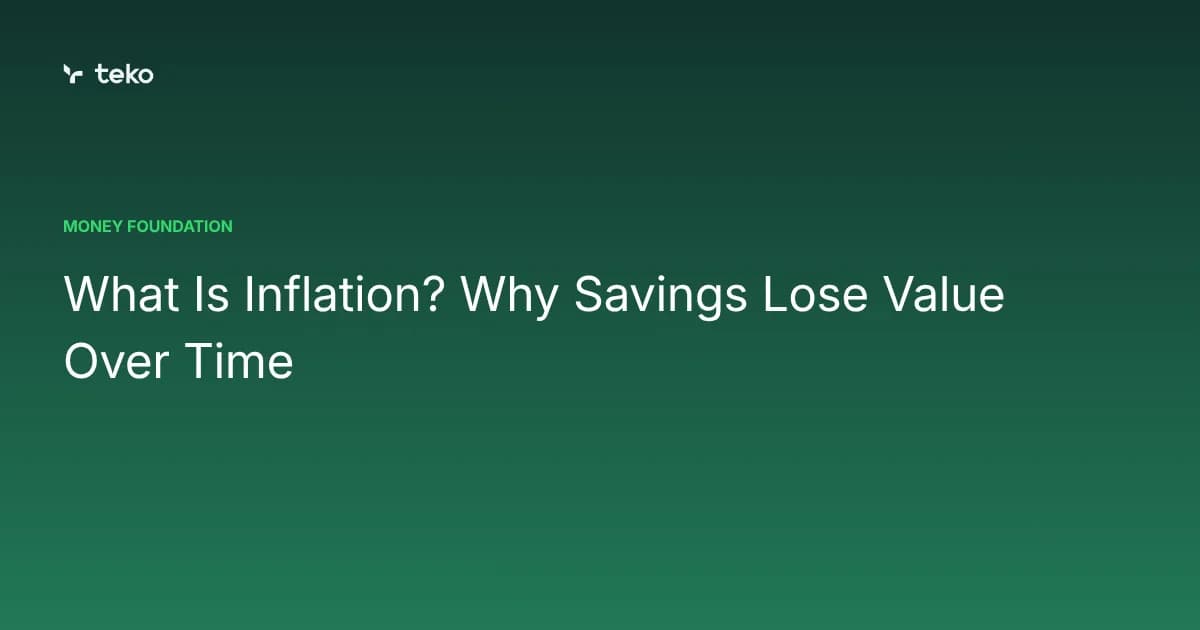 What Is Inflation? Why Savings Lose Value Over Time
