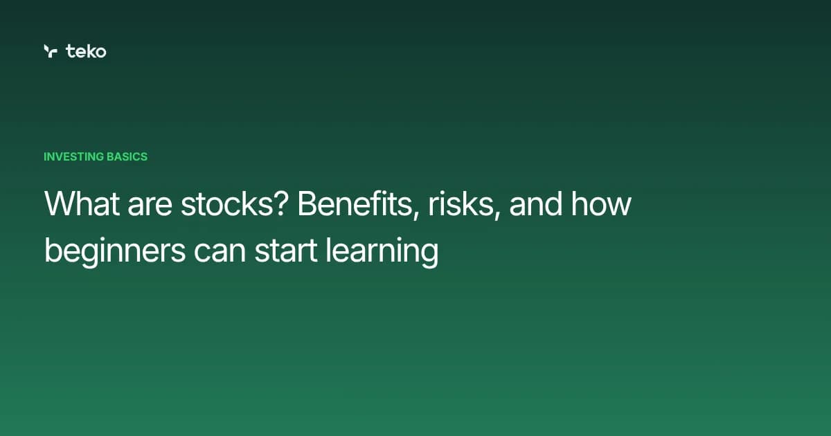 What are stocks? Benefits, risks, and how beginners can start learning