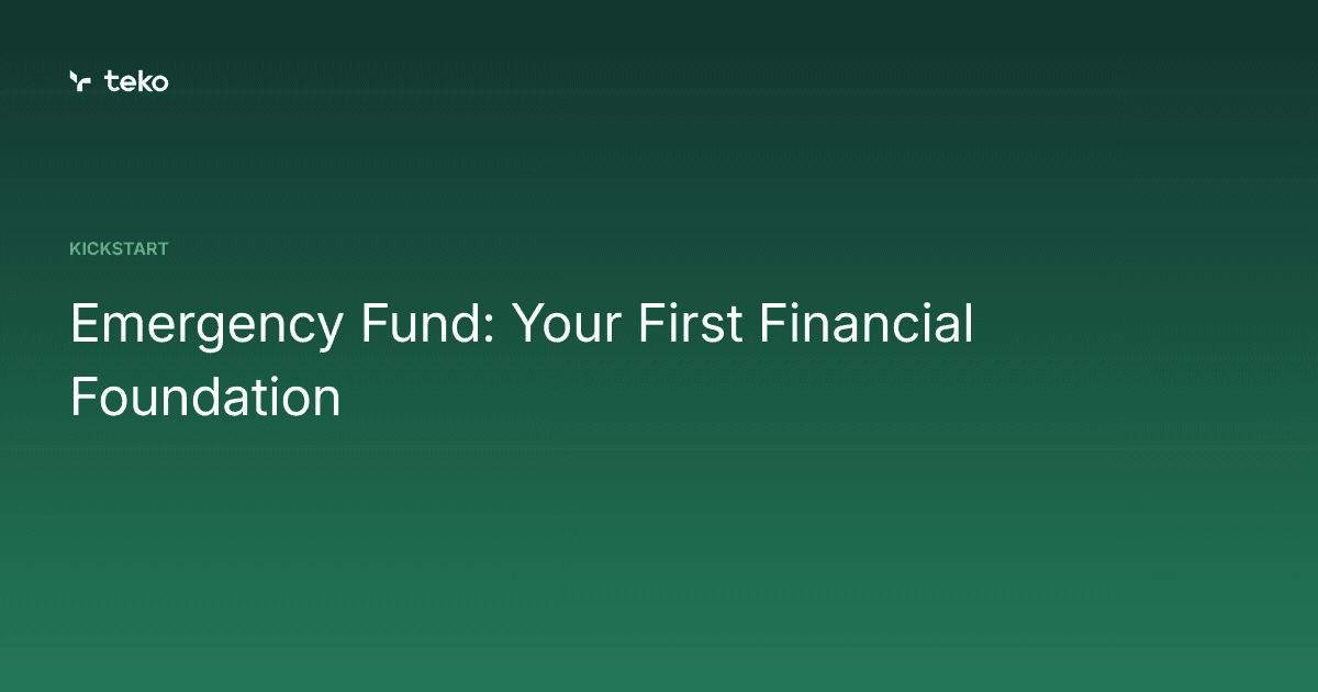 Emergency Fund: Your First Financial Foundation
