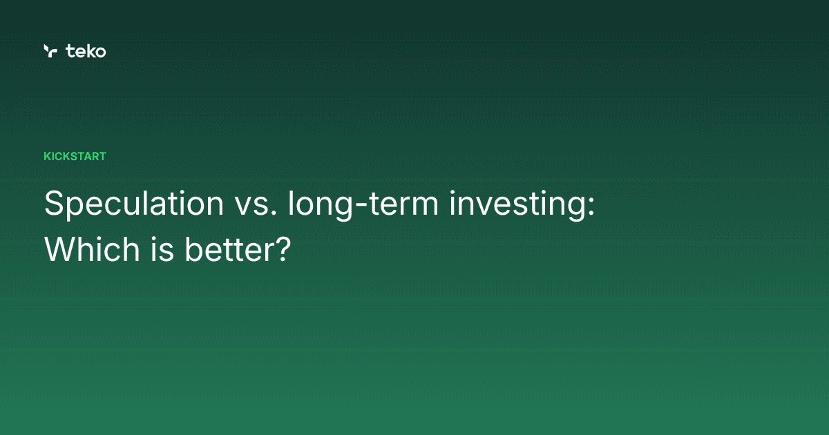 Speculation vs. Long-term Investing: Which is Better?